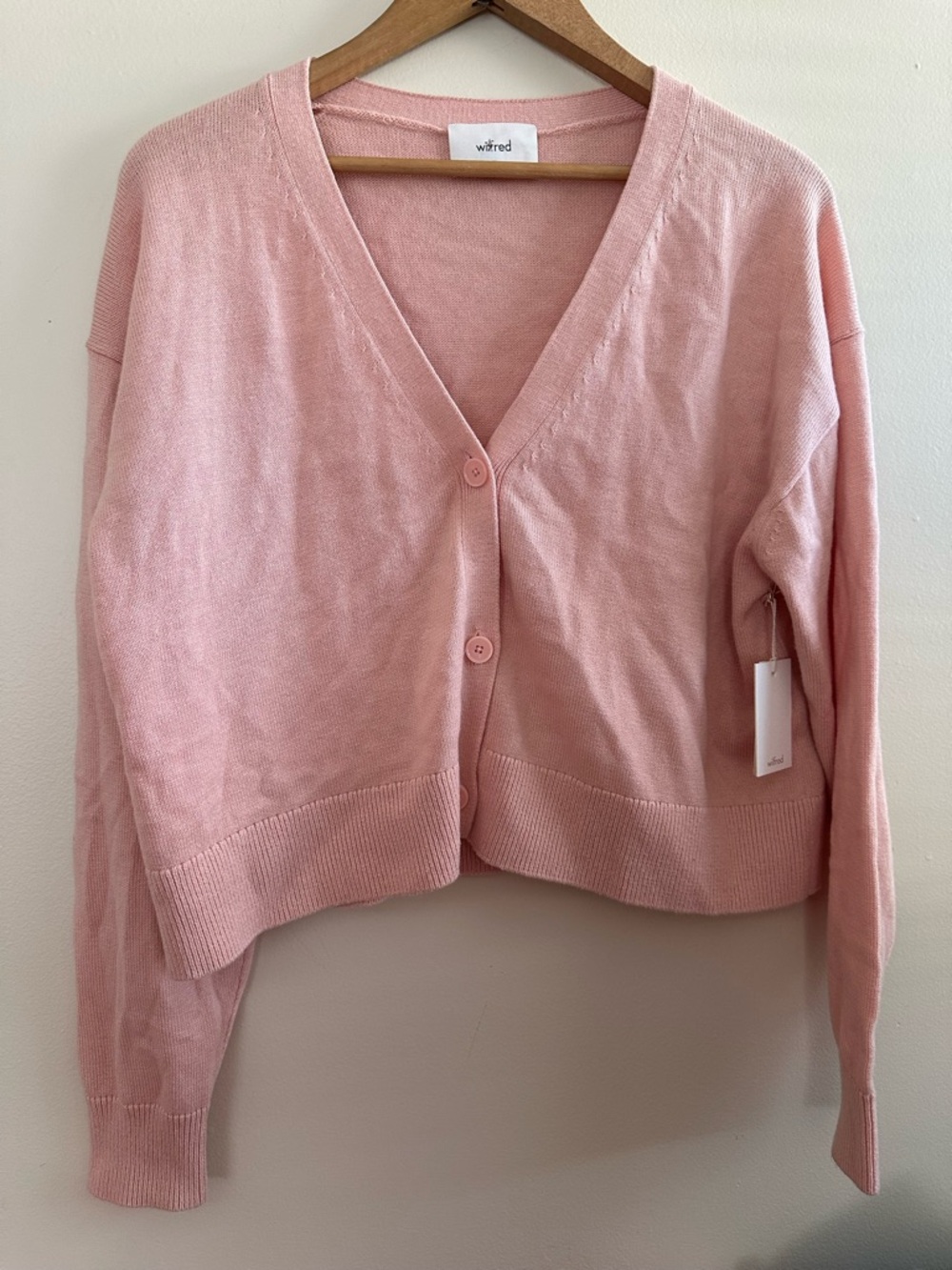 Aritzia Wilfred Merino wool V-neck cardigan